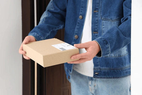Passenger Next to Your Parcel