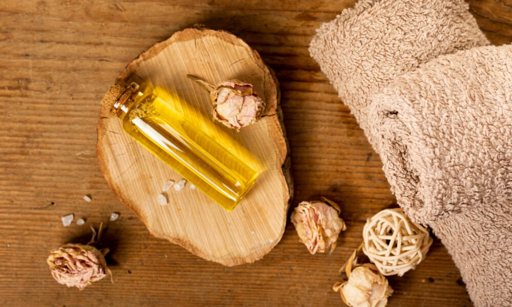 Natural Body Oil for Dry Skin & Scar Care Daily Support