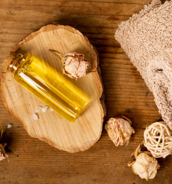 Natural Body Oil for Dry Skin & Scar Care Daily Support